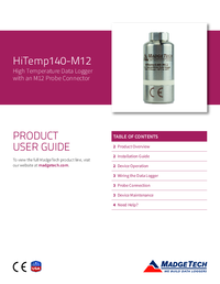 Thumbnail of document Manual - HiTemp140-M12 Data Logger